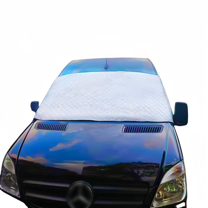 Чехол на лобовое стекло для Mercedes-Benz Sprinter 2006-2018 / 2018-2025 VW Crafter, 600D Оксфорд, всепогодный, противоугонный, снегозащитный