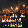 Yousheng 2025 Halloween Advent Calendar for Kids Adults 24 Days Countdown Calendar with Gnome Dolls Collectible Resin Miniature Figures for Holiday