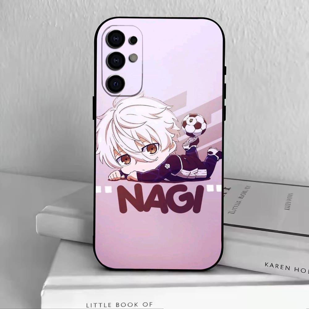 Blue N-Nagi Seishiro Phone Case For Samsung S25,S24,S21,S22,S23,S30,Ultra,S20,Plus,Fe,Soft Silicone Black Cover