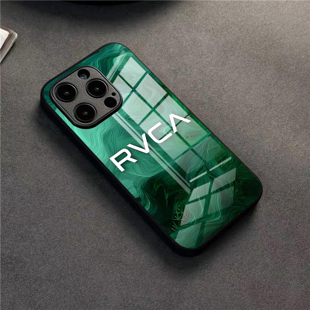Cool R-RVCA Phone Case For 17 Pro Max IPhone 16 Pro 14 12 11 13 Mini X XR XS 15 Plus SE Glass Cover