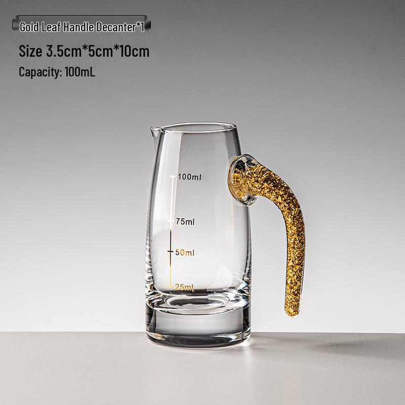 Набор рюмок с золотой фольгой – Хрустальные бокалы для белого вина, Настраиваемые с логотипом