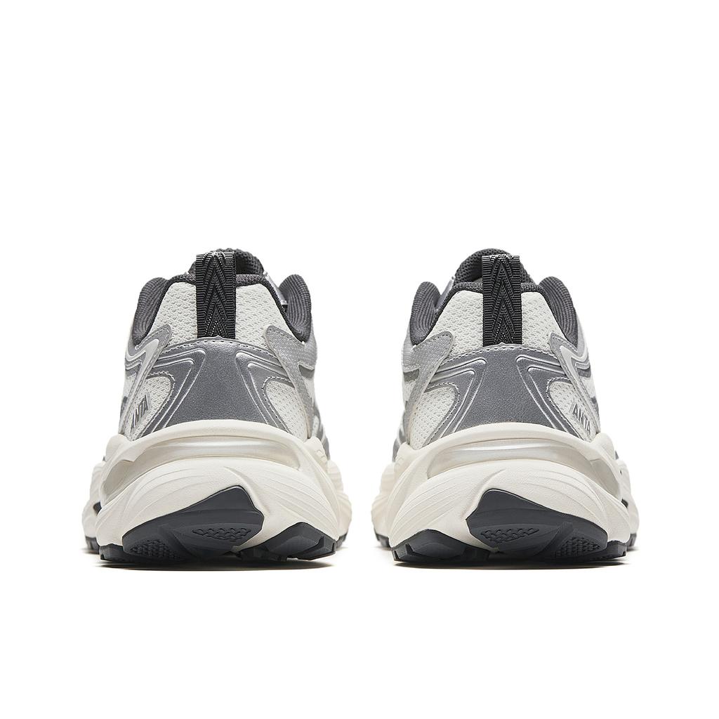 Anta Рыбья кость Износостойкие Легкие Дышащие Повседневные Туфли Мужские Белый Серебристо-серый 912628899-3