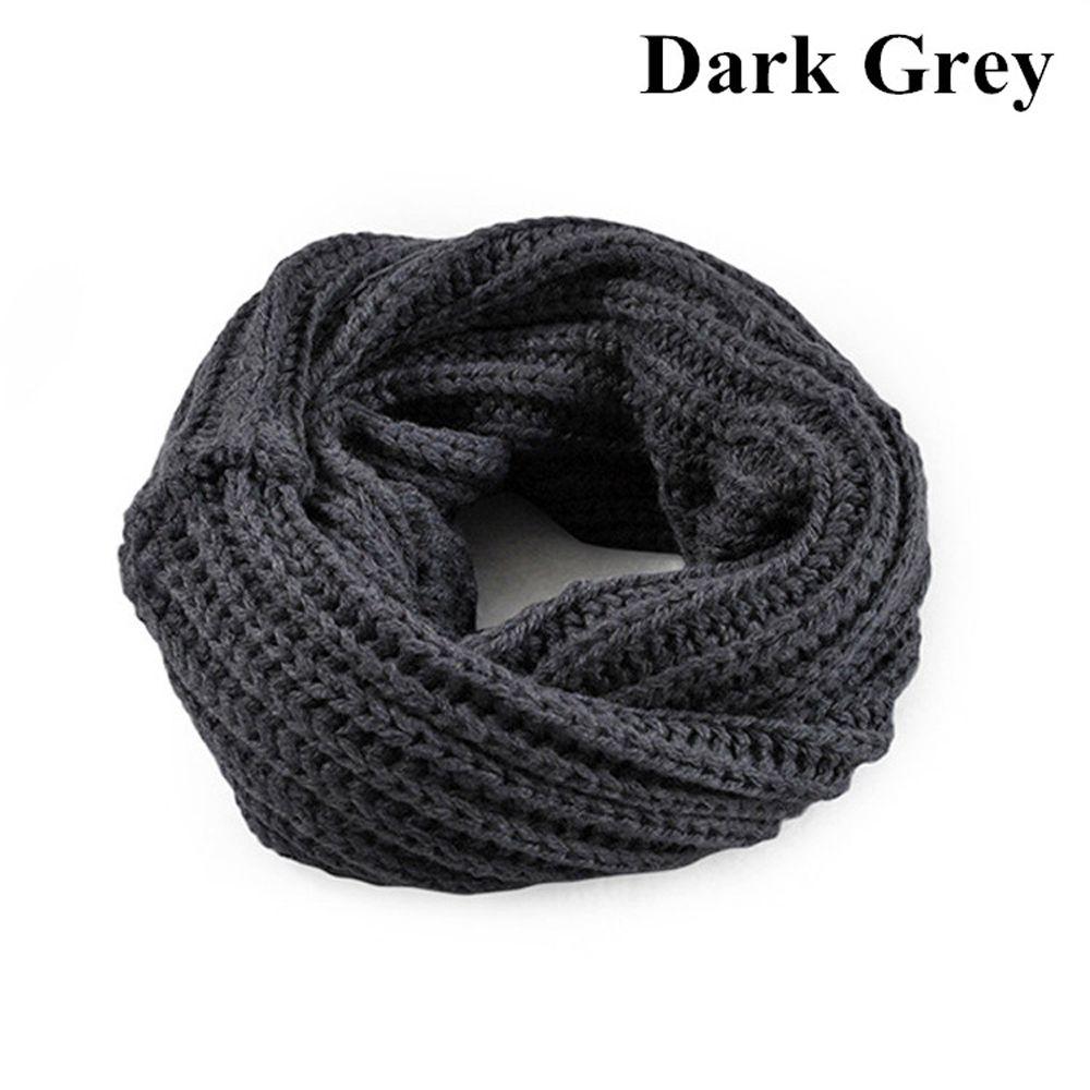 Fashion Winter Long Shawl Knitting Wool Scarf Neck Cowl Collar Infinity Circle Cable