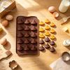 DIY Baking Kits for Kids Funny Poop Chocolate Mold, 15 Cavity Silicone Tray, Non-stick Heat Multipurpose Kitchen Tool Resistant Dessert Mold