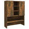 Washing Machine Cabinet Smoked Oak 70.5 x 25.5 x 90 cm
