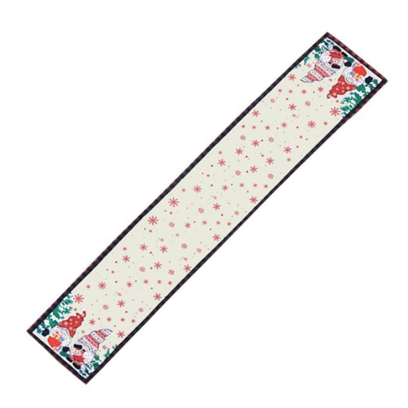 Рождественская дорожка для стола, веселая рождественская крышка для стола, украшение для обеденного стола для дома на открытом воздухе, вечеринка