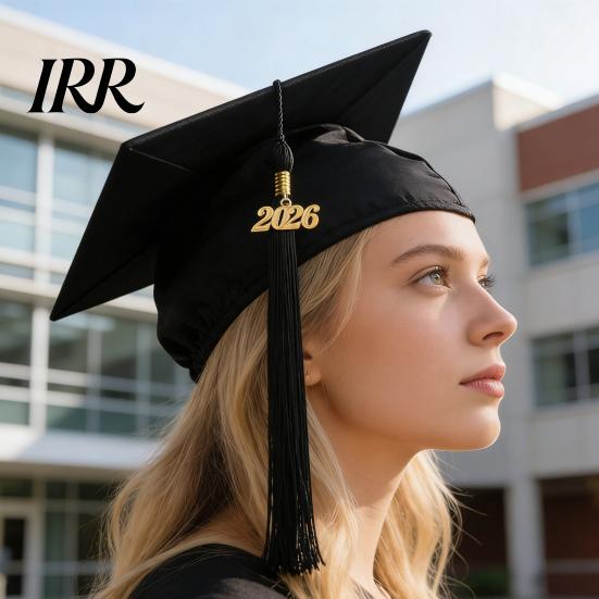 Multipurpose Graduation Cap Matte with 2026 Tassel Adjustable Elastic Unisex Elementary School for High Middle College Ceremony