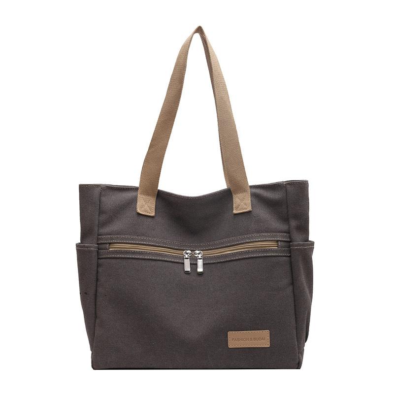 Canvas Big Bag Women's Shoulder Bag Student School Bag Tote Bag
