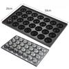 28-hole Octopus Balls Baking Pan Food Grade Half Ball Round Bakery Pan Non-Stick Semicircle Shape Baking Tray Cake Molds