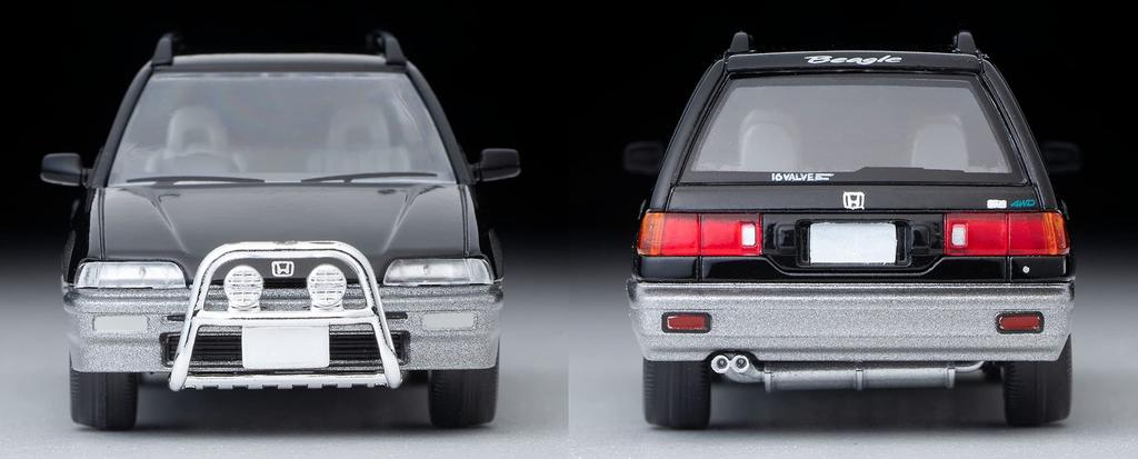 TOMYTEC Tomica Limited Vintage Neo Honda Civic Shuttle Beagle 1994 Finished Product 1/64 LV-N293a Black/Gray