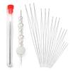 5pcs Bracelet Tools Self Threading Needle Pins Stainless Steel Beading Pins