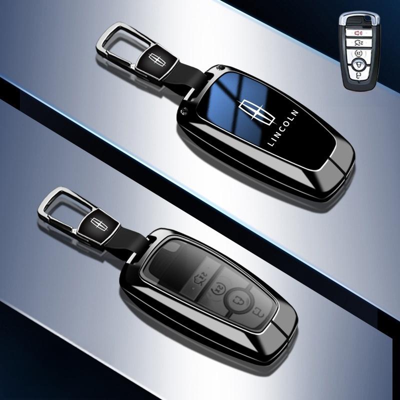 TPU Car Key Cover Case Bag for Lincoln Continental MKC MKZ MKX Navigator Z Nautilus Aviator Corsair 2017 2018 2019 2022 Keychain UU111