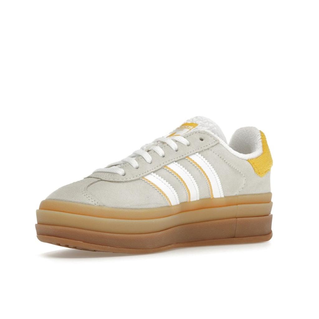 Adidas Gazelle Bold Ivory Bold Gold женские кроссовки кремово-белые IH9929