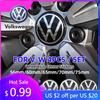 2026 Горячий Для Volkswagen VW 60 мм 4 шт. Наклейка на центральный колпачок колеса автомобиля для VOLKSWAGEN Golf 5 6 7 Polo Passat Tiguan Bettle Bora Touareg