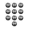11mm 14mm Aluminium Metal Car Key Emblem Stickers For Alfa Romeo Giulietta GT 159 147 156 Mito Brera Giulia F1 Stelvio VolanteIW8 
