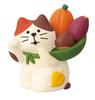 Decor Corporation Concombre Lucky Maneki-neko (Beckoning Cat) for Good Harvest Size Approx. W4.4 D3.2 H4.5 ZCB-47528
