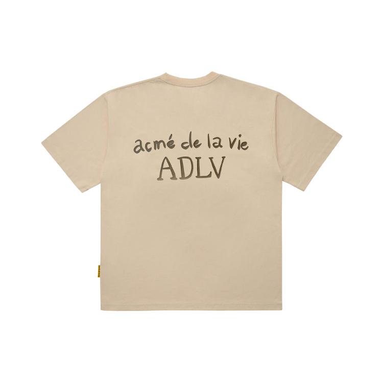 Acme De La Vie/ADLV Футболка унисекс бежевая ADLV-21SS-SSLGLB-BEG