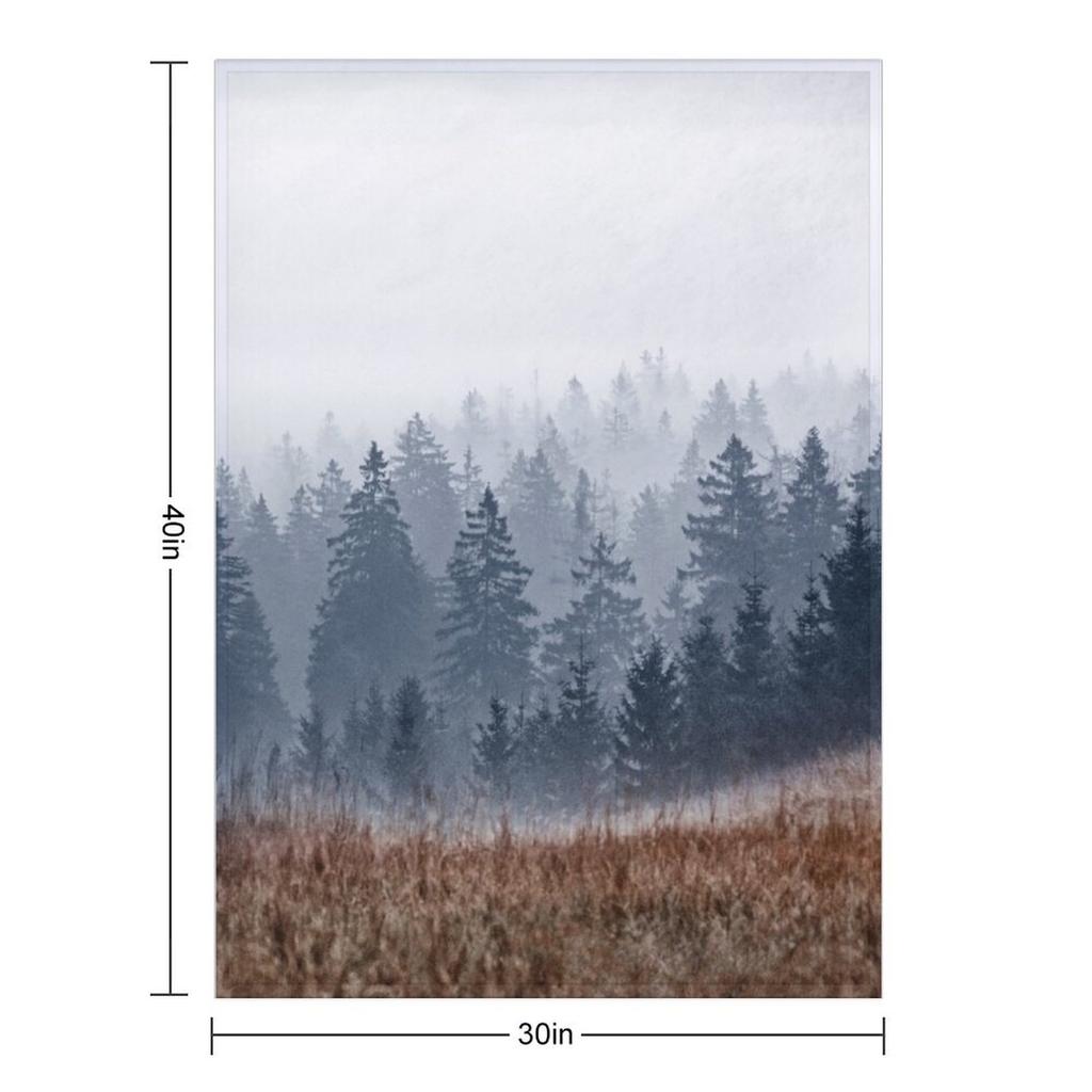 Lost In Fog Throw Blanket Weighted Decorative Moving for Babies Blankets