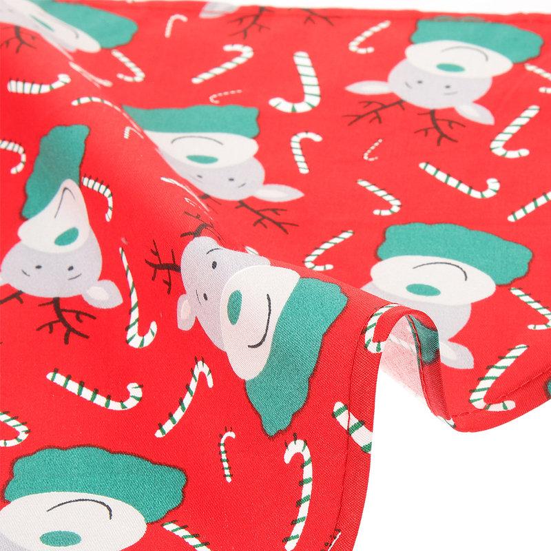 Christmas Dog Bandana Triangle Pet Bib Washable Breathable Cloth Kerchief for Dogs Cats Puppies Holiday Party Outdoor Visibility