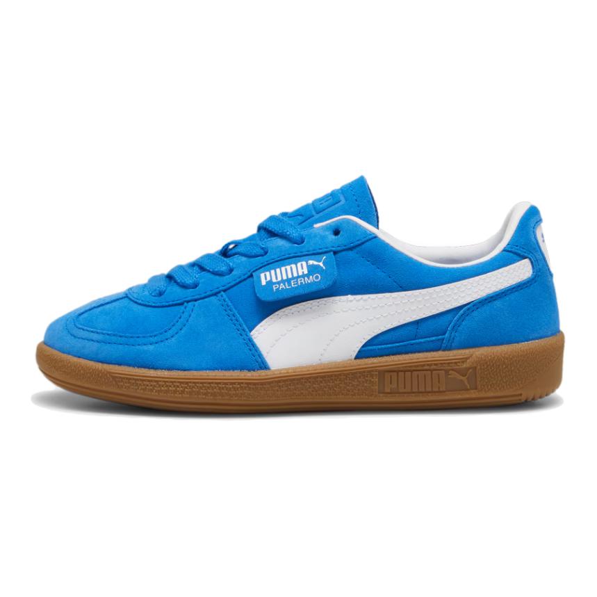 Puma Palermo Big Kid Hyperlink Blue Gum Kids Sneakers White 397271-11