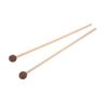 2PCS Bell Mallet Maple Handle Rubber Head Wonderful Sound Quality Xylophone Mallet for Marimba