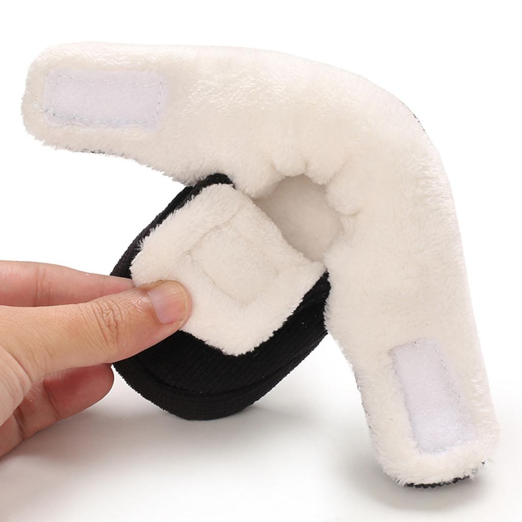 Детские флисовые пинетки - Мягкая подошва, теплая обувь