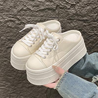 8 см Патент Микрофибра Кожа Синтетика Платформа Клиновидный каблук Дышащие Туфли Лето Массивный каблук Мэри Джейн Тапочки Обувь