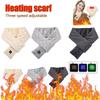 3 Temperature Adjustable Electric Neck Wrap Soft Thermal Neck Warmer Universal Heating Scarf  Girls