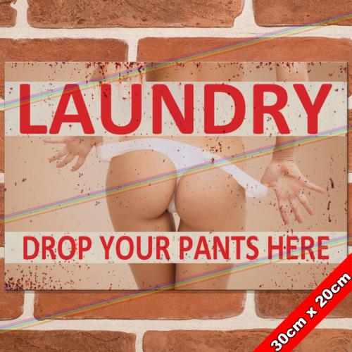 LAUNDRY cm Metal Signs Mancave Pub Bar Garage Funny Shed Gift Vintage Tin SignAluminum