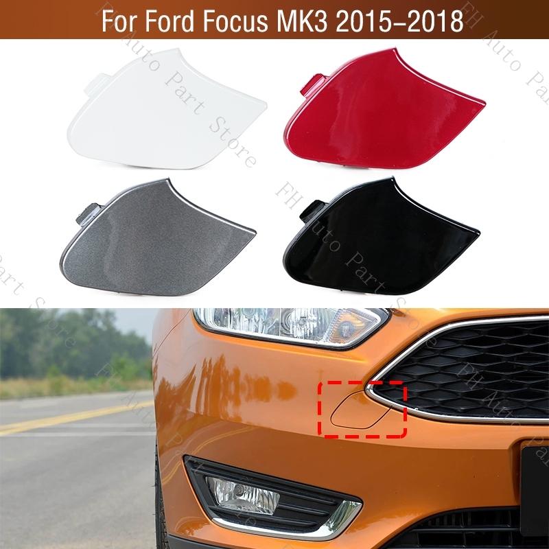Car Front Bumper Tow Hook Cover Cap Trailer Hauling Eye Cover Lid For Ford Focus 3 MK3 2015 2016 2017 2018