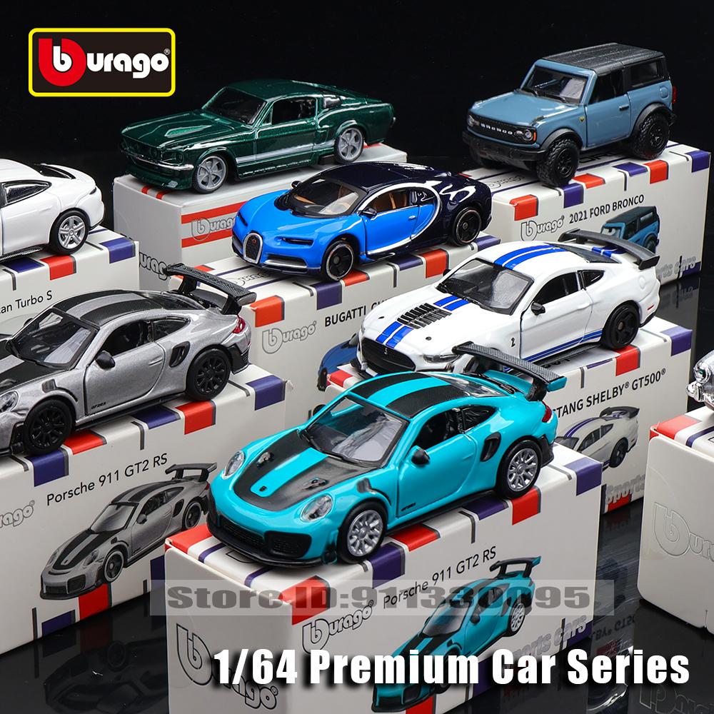 Ббураго 1:64 Porsche 911 Gt2 Rs Lamborghini Sian Fkp 37 Mustang Gt500 Коллекция Моделей Машин Детский Рождественский Подарок Игрушки Для Мальчиков Ferrari