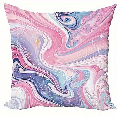 Home Decor Colorful Rainbows And Magical Unicorn Pillowcases Pattern Cushion Cover Suitable For Sofa Bedroom Car Pillow Cover