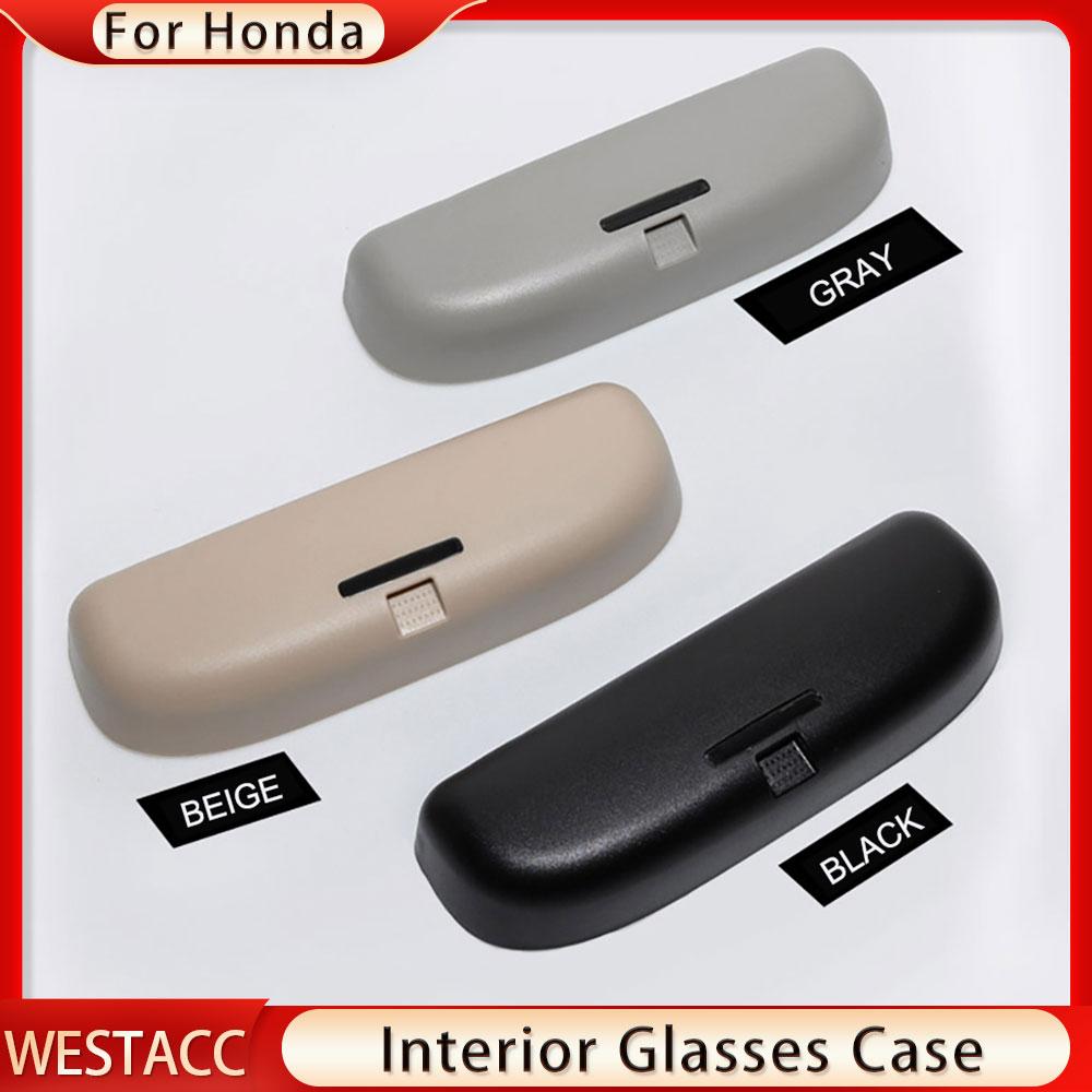 Автомобильный держатель для солнцезащитных очков, чехол для очков для Honda CRV Vezel HRV HR-V FIT JADE City Civic Accord Odyssey, держатель для очков