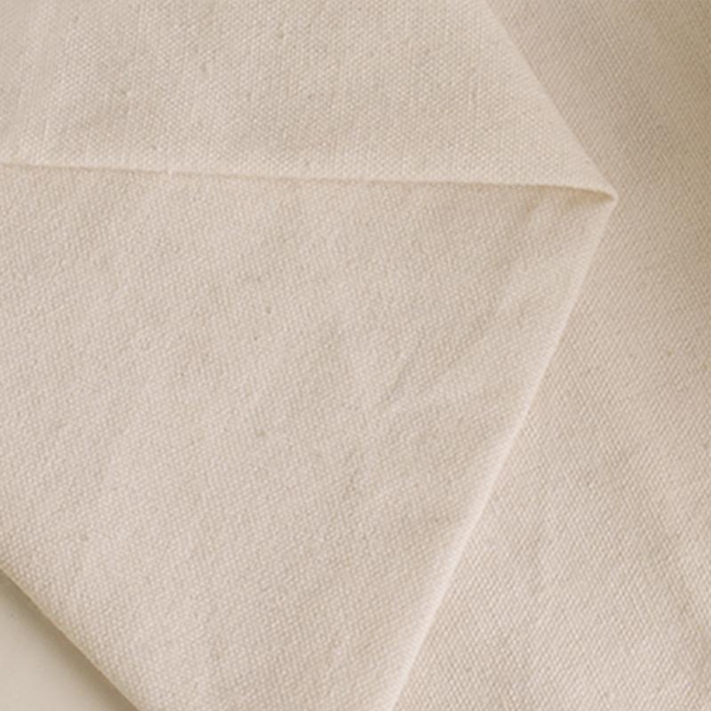 100x150cm Solid Color Raw Cloth Rough Cotton Linen Fabric For Diy Tablecloth Curtain Blank Canvas Background DIY Material