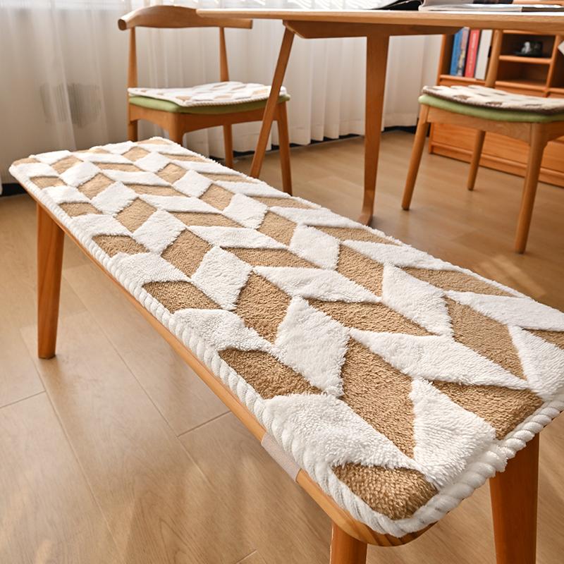 НОВЫЕ плюшевые подушки для скамьи разных размеров, нескользящие подушки на сиденье стула, дивана, подоконника, подушка для сиденья скамьи в ресторане, саду, качели