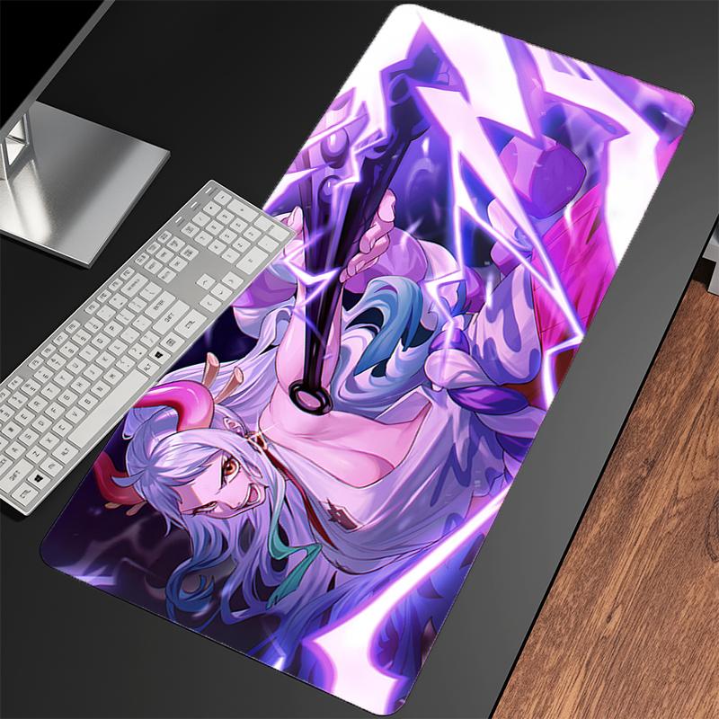 Mouse Pad Large Pc Computer Desk Mat Oone Ppiece Yamato Cute Anime Mousepad Nonslip Keyboard Pad Gamer Accessories Table Pad