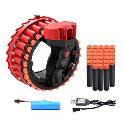 Электрический игрушечный пистолет с мягкой пулей, пусковая установка для дротиков, ручная ударная волна, боевой игрушечный пистолет, игрушка для стрельбы начинается вперед. 28 мягких шариков для детской безопасной подарочной игрушки