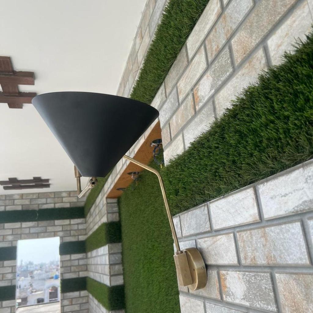 Настенный светильник из латуни в стиле Stilnovo - современный декор Shakeable в стиле середины века | Подарки на День святого Валентина, украшения для вечеринок, крыльцо, праздничное освещение