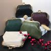Women New Retro Coin Purse Ladies Money Key Earphone Wallet Buckle Candy Color Girl Coin Storage Bags Pouch