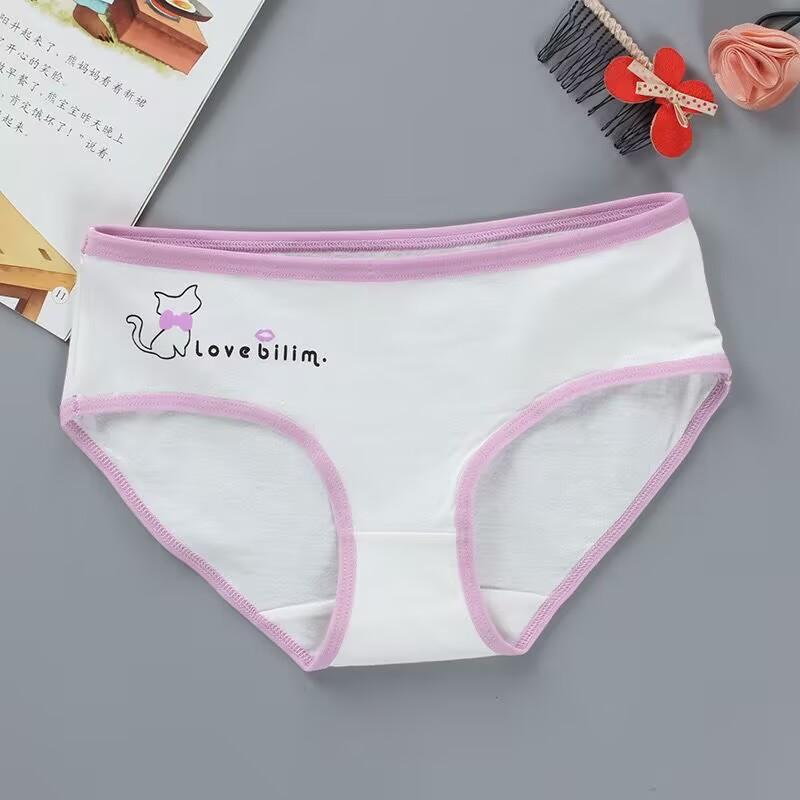 Girls Underwear Cotton Briefs Breathable Children Cartoon Summer Low Waist