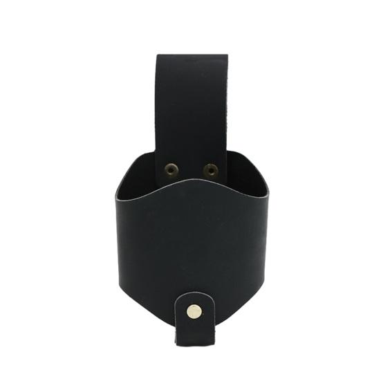 Portable Drink Holster Waist Hanging Beer Holder, Faux Leather Soda Beverage Can Bottle Holder for Belt, Accessories Lovers Party