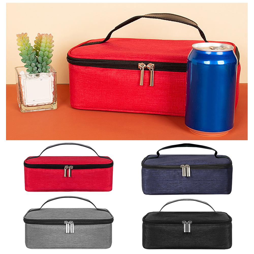 Портативная термоизолированная сумка-холодильник, мини-сумка для обеда для кемпинга, пешего туризма, барбекю, пикников