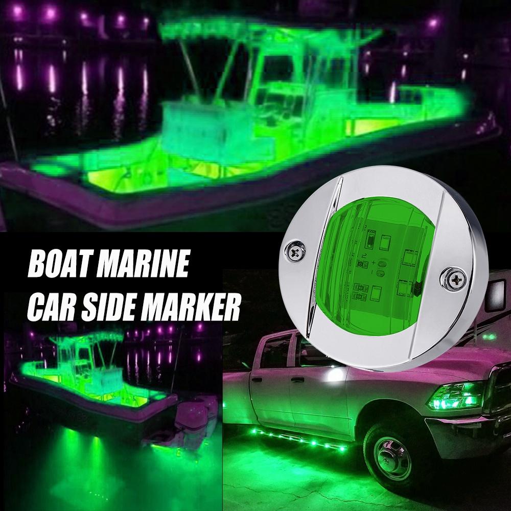 8/4PCS 12V Boat Marine Lights Navigation Waterproof Marker Lamp For Truck RV Yacht Transom Anchor Stern 6LED Stern Light