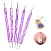 Acrylic Art Crystal Dotting Tools Professional Nail Brushes Set Pen Heads Point Drill Pens DIY Nail Art Tool