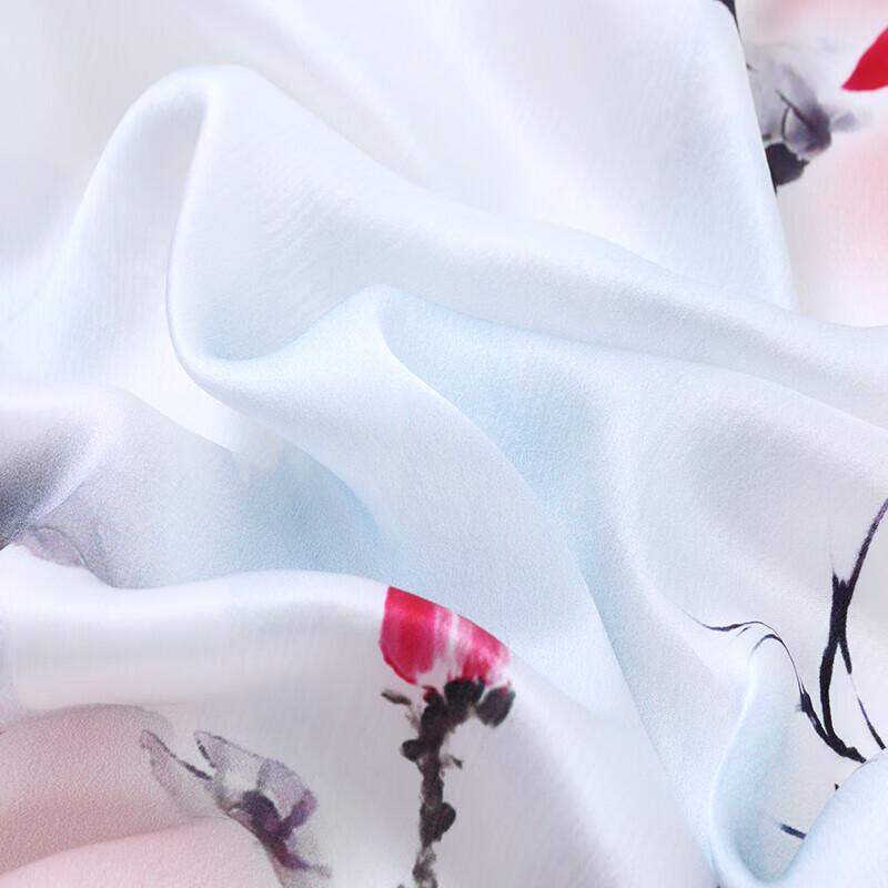 Hengyuanxiang Silk Crepe Satin Scarf