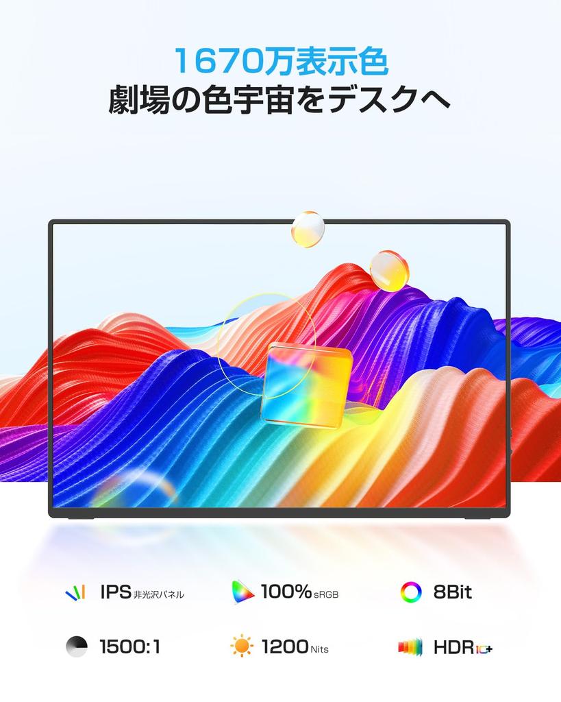 EVICIV Mobile 1200Nits AG Matte IPS 3840x2400 Golden VESA HDR Mini Compatible with XBOX and More Monitor, 16-inch, 4K, Ultra-High Brightness, Panel,