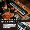 Casio Электронное пианино Casiotone 61 клавиша Легкое Компактное Удобное для переноски Популярный дизайн Режим танцевальной музыки CT-S200BK (черный) &