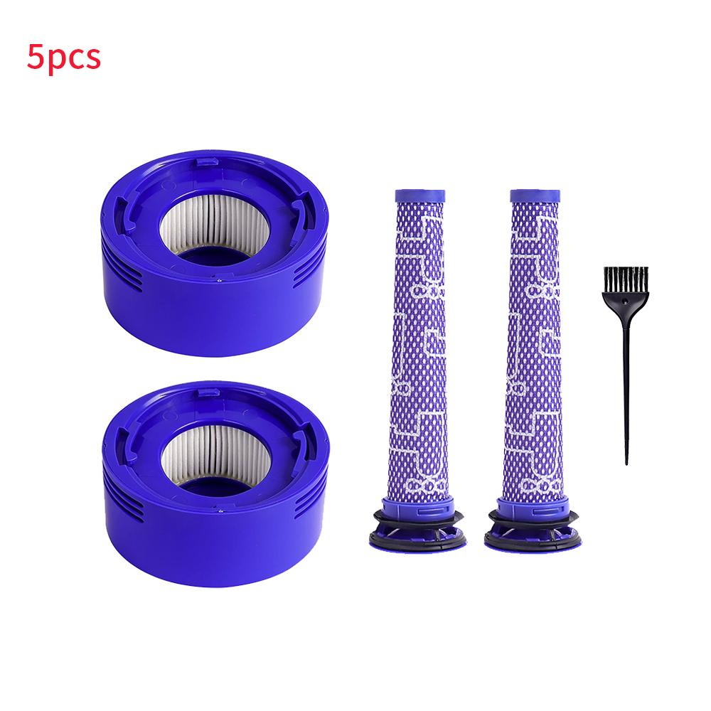 For Dyson V7 V8 Vacuum Cleaners Replacement Pre-Filter and Post- Filter Bottom Lid Top Fixed Sealing Ring of Dust Accessories