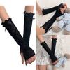 Women Long Lace Gloves UV Protection Sunscreen Sleeves Fingerless Arms Cover Accessories for Party Outdoor Activity
