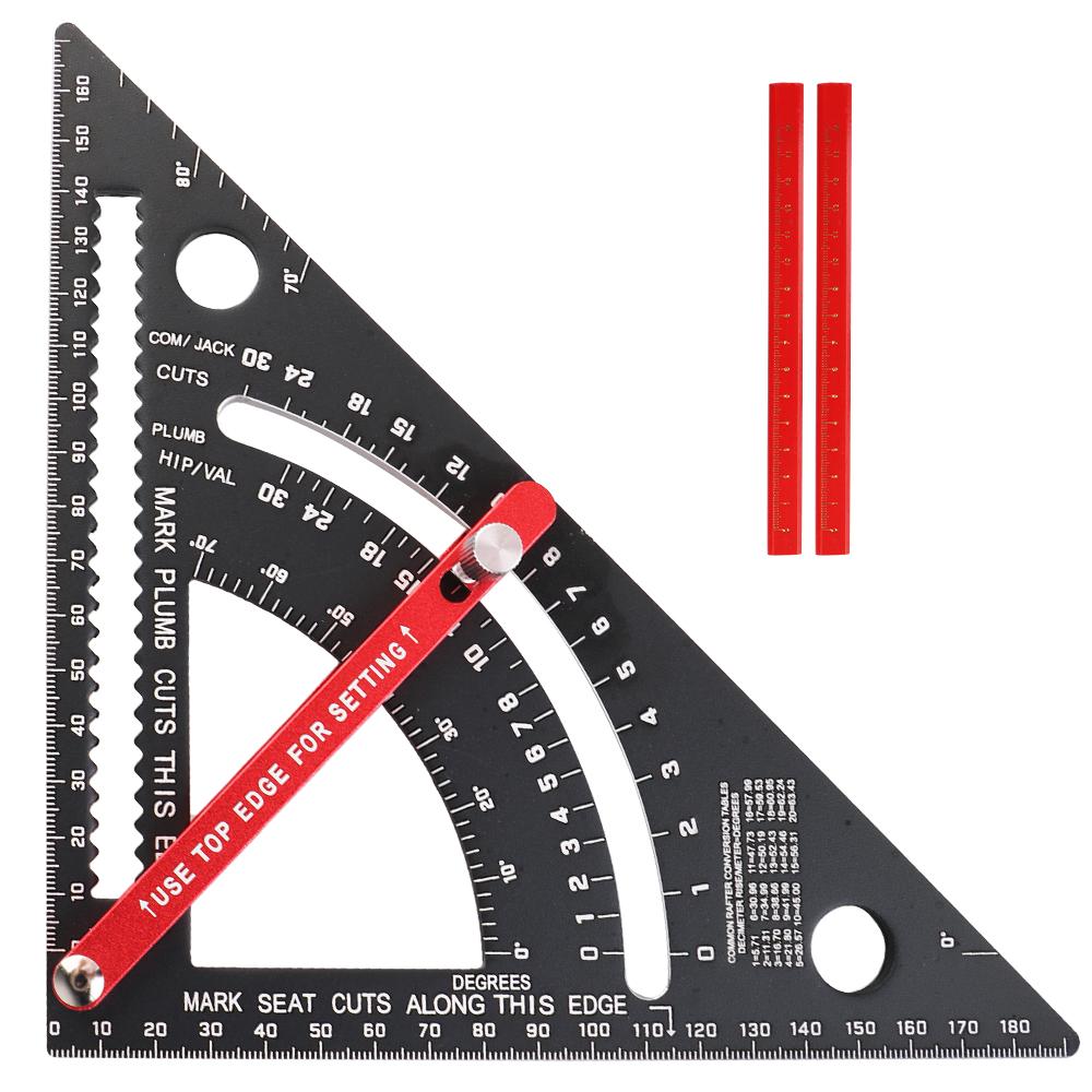 Регулируемая линейка для работы с треугольником, искатель углов для деревообработки, комбинированный инструмент, измерительный инструмент, угловая линейка, торцовочная пила, транспортир